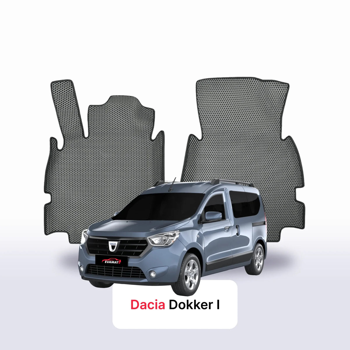 Tappetini 3D EVA per Dacia Dokker 1 gen 2012-2021 anni MONOVOLUME