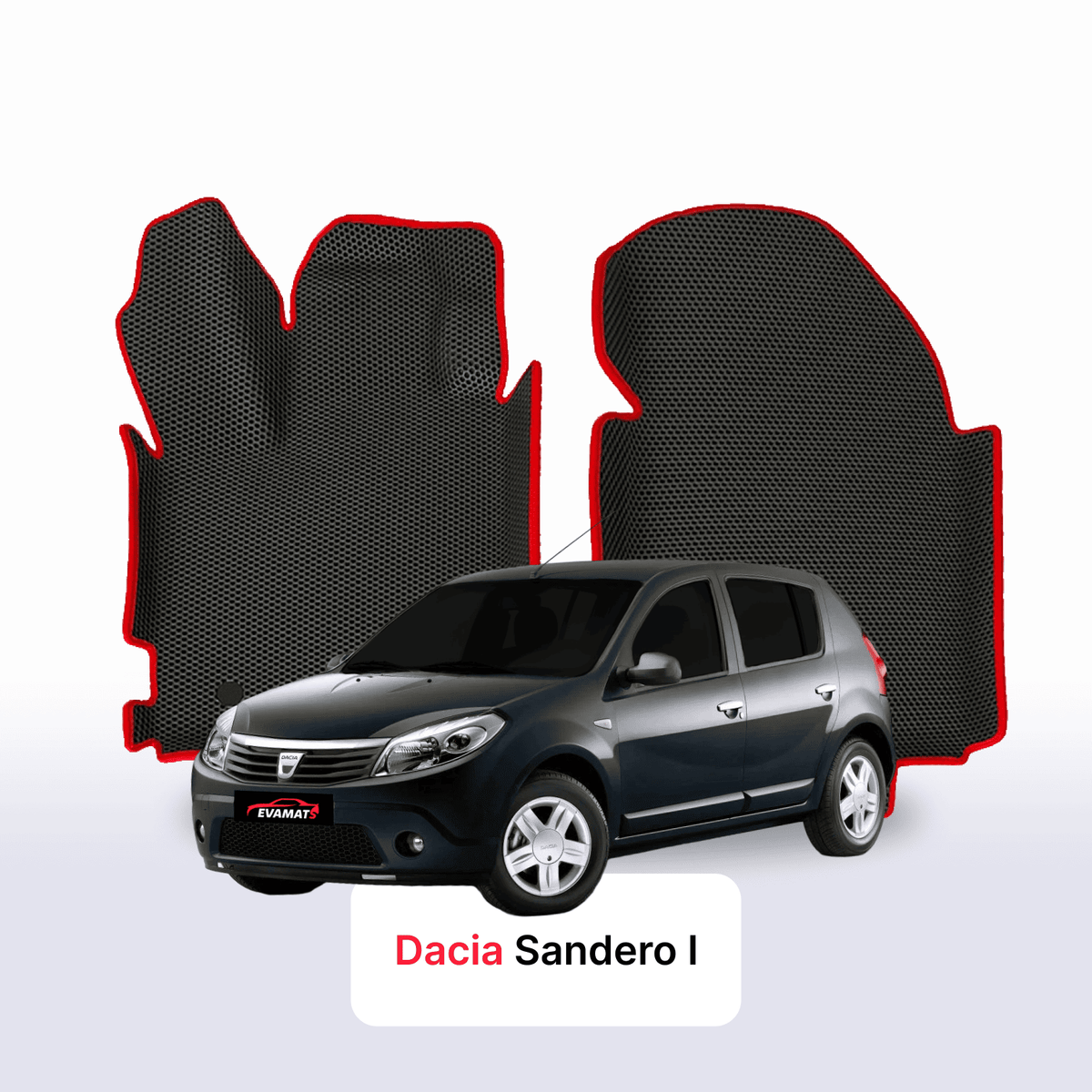 Tappetini 3D EVA per Dacia Sandero 1 gen 2007-2012 anni HATCHBACK 5 porte