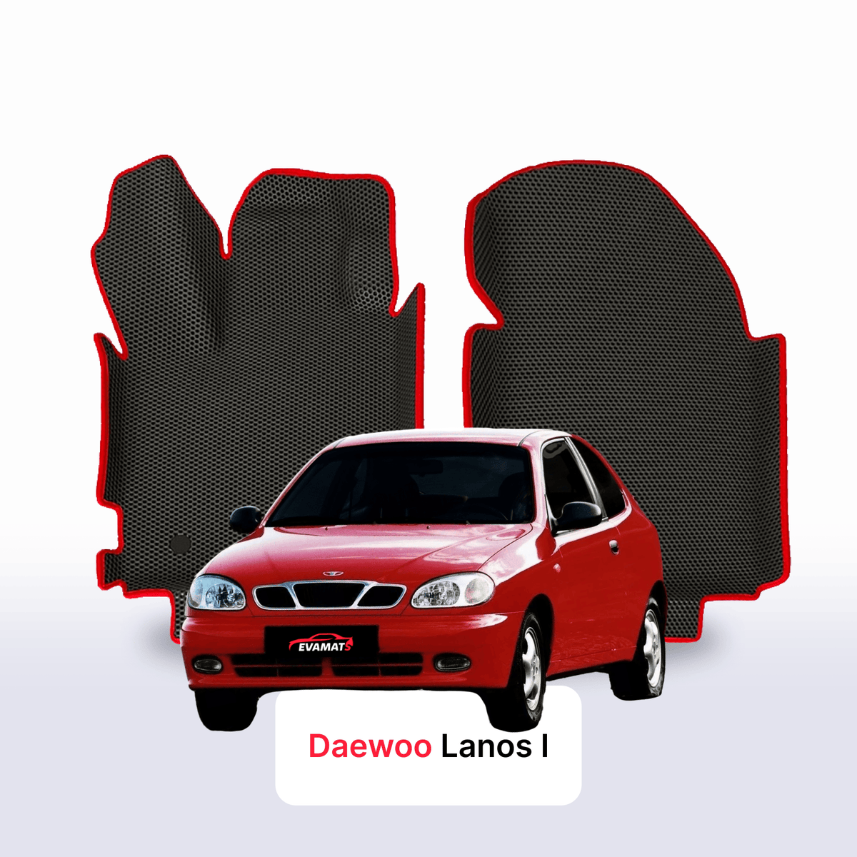 Tappetini 3D EVA per Daewoo Lanos 1 gen 1997-2020 anni HATCHBACK 3 porte
