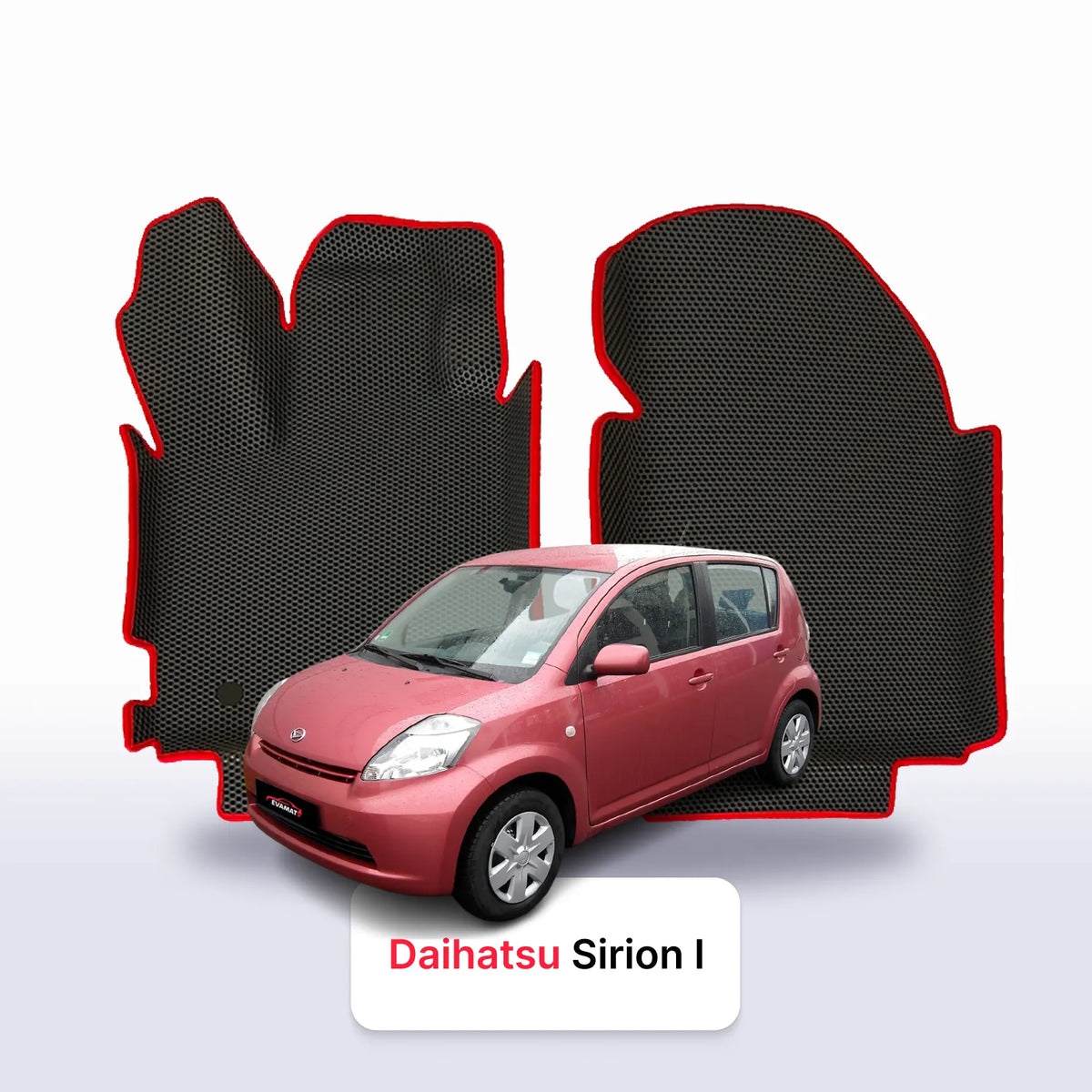 Tappetini 3D EVA per Daihatsu Sirion 1 gen 2004-2010 anni HATCHBACK 5 porte