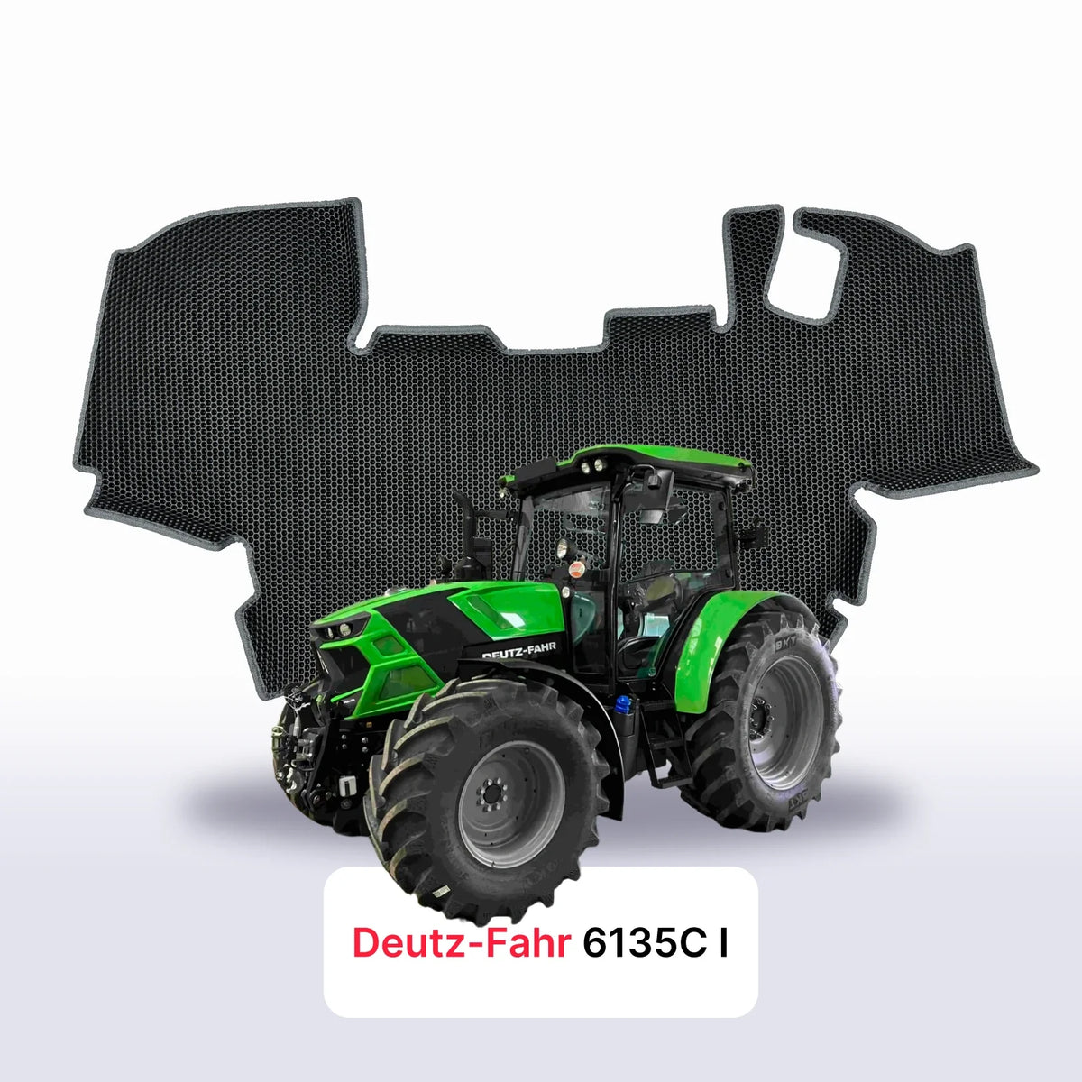 Tappetini 3D EVA per Deutz-Fahr 6135C 1 gen 2014-2026 anni TRATTORE