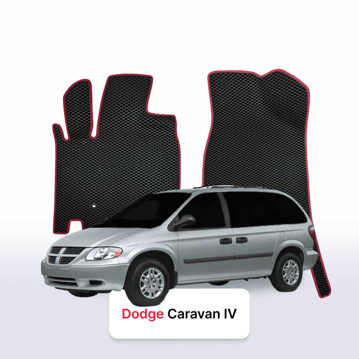 Tappetini 3D EVA per Dodge Caravan 4 gen 2000-2007 anni MONOVOLUME