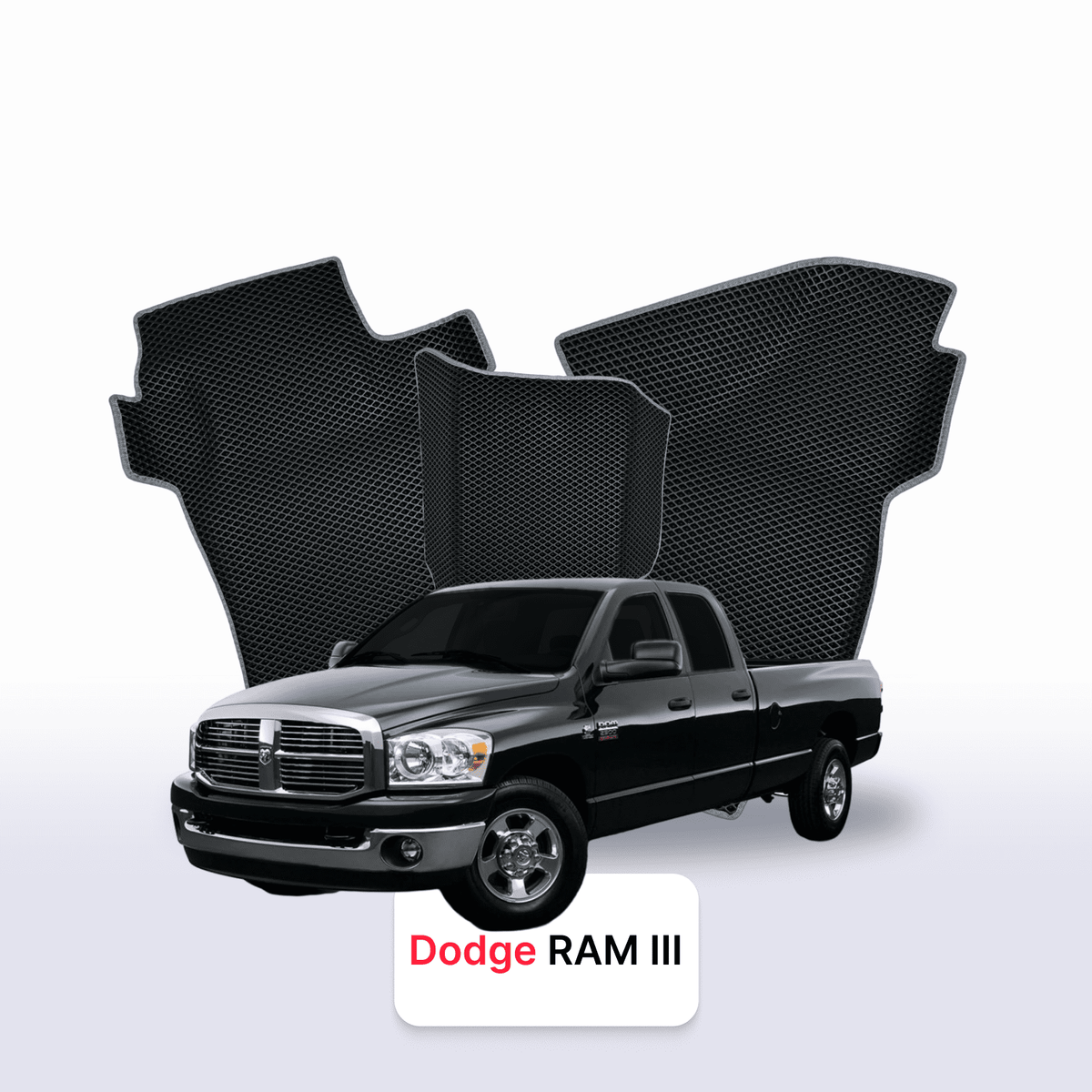 Tappetini 3D EVA per Dodge RAM(DRDH) 3 gen 2001-2009 anni PICK-UP DOPPIA CABINA