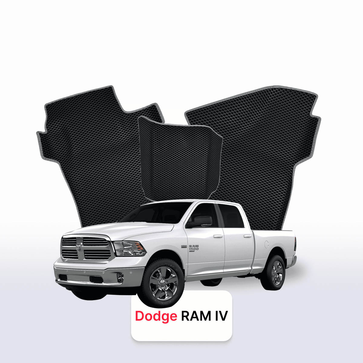 Tappetini 3D EVA per Dodge RAM(DSDJ) 4 gen 2008-2019 anni PICK-UP DOPPIA CABINA