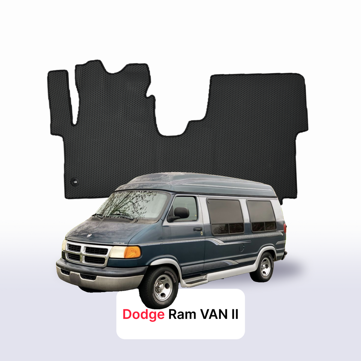 Tappetini 3D EVA per Dodge RAM VAN 2 gen 1979-1993 anni MINIBUS