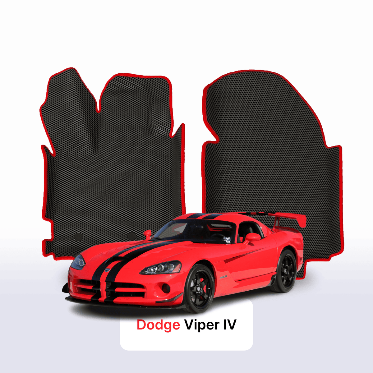 Tappetini 3D EVA per Dodge Viper 4 gen 2007-2010 anni COUPÉ