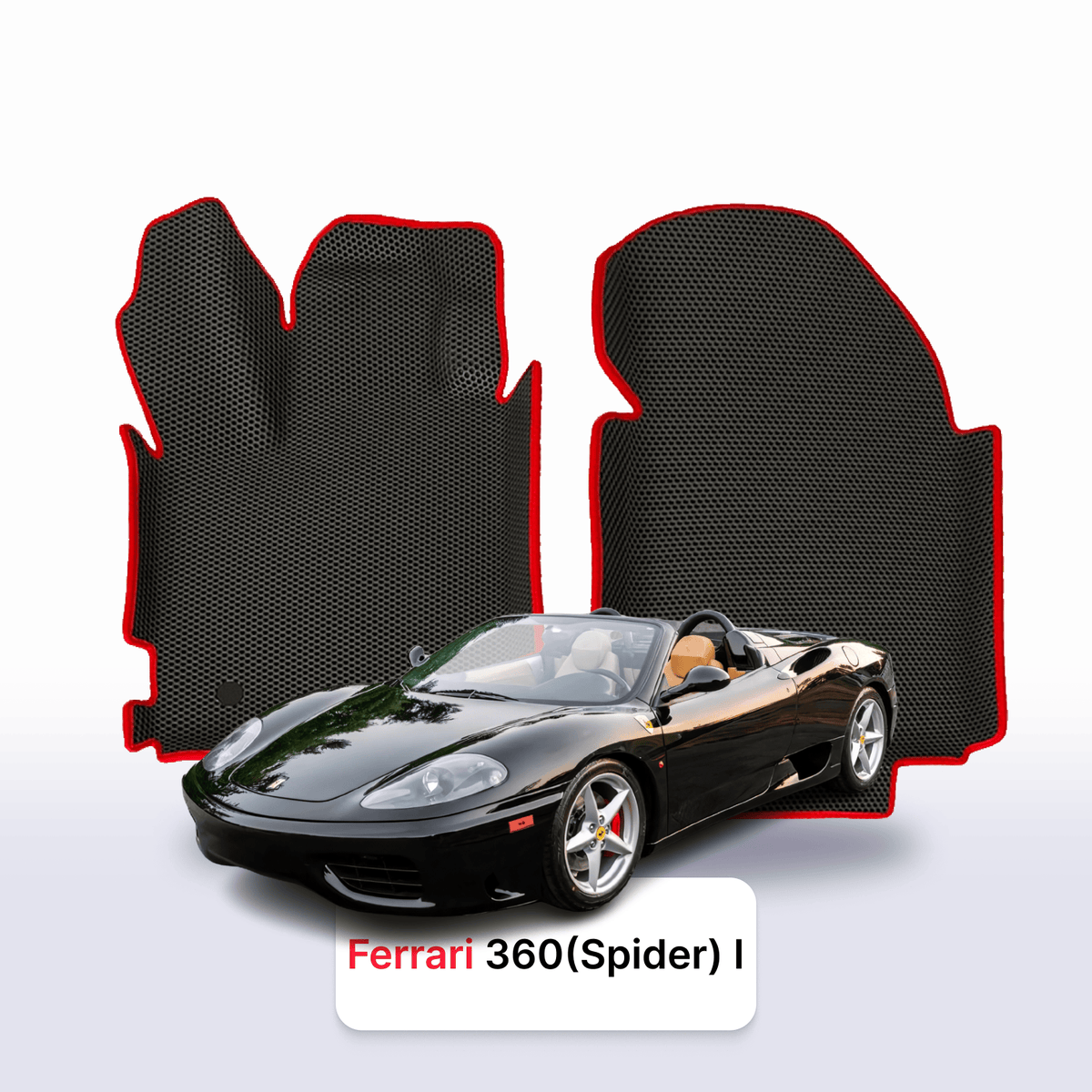 Tappetini 3D EVA per Ferrari 360 (Spider) 1 gen 1999-2005 anni SPEEDSTER