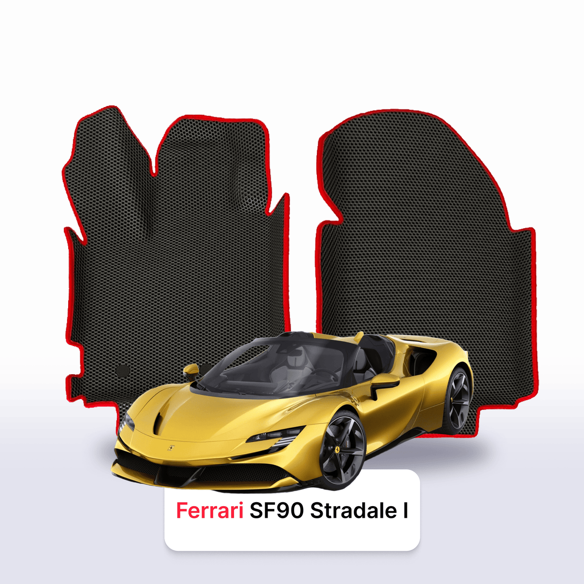 Tappetini 3D EVA per Ferrari SF90 Stradale 1 gen 2019-2028 anni ROADSTER IBRIDA