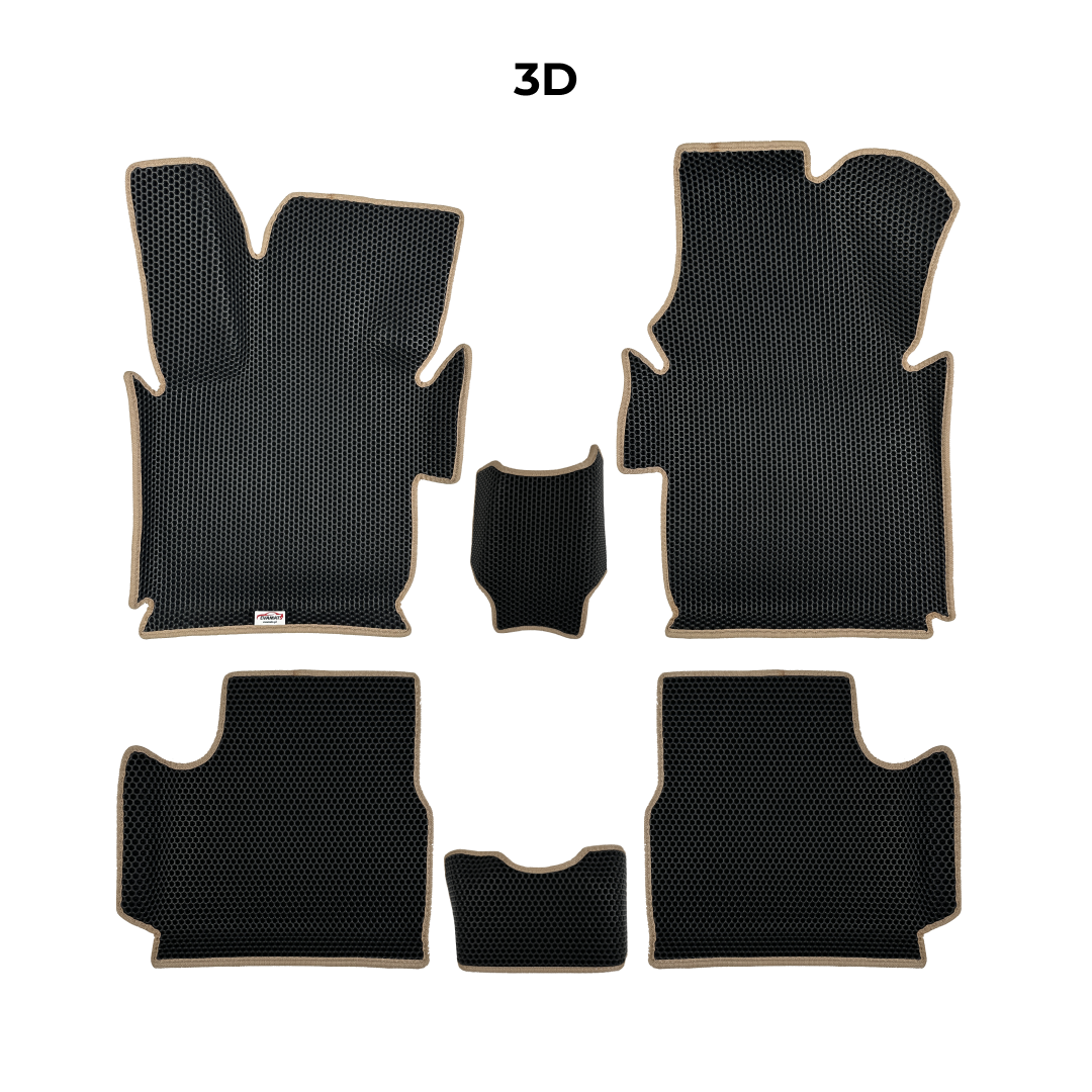 Tappetini 3D EVA per Fiat 500e 1 gen 2013-2019 anni HATCHBACK ELETTRICA 3 porte