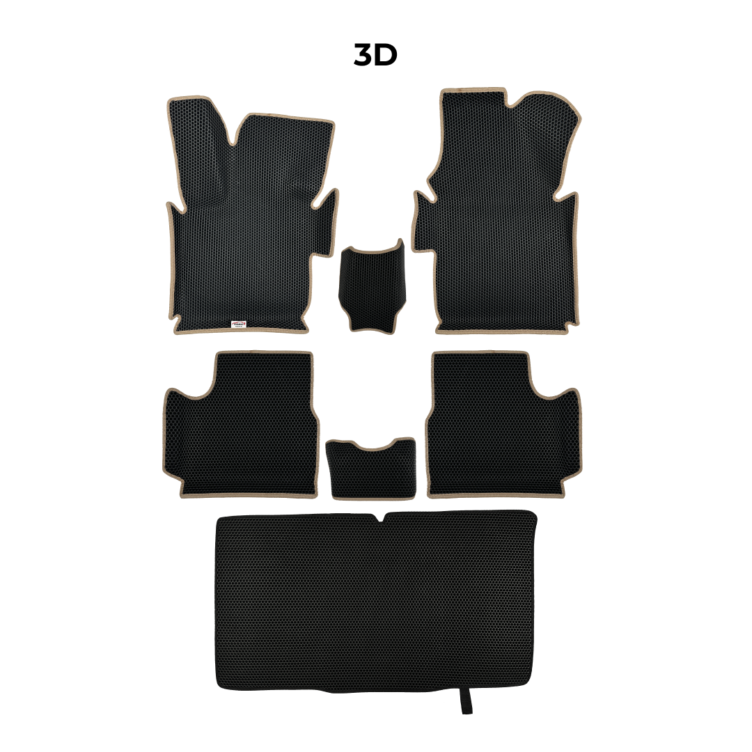 Tappetini 3D EVA per Fiat 500e 1 gen 2013-2019 anni HATCHBACK ELETTRICA 3 porte CABRIO