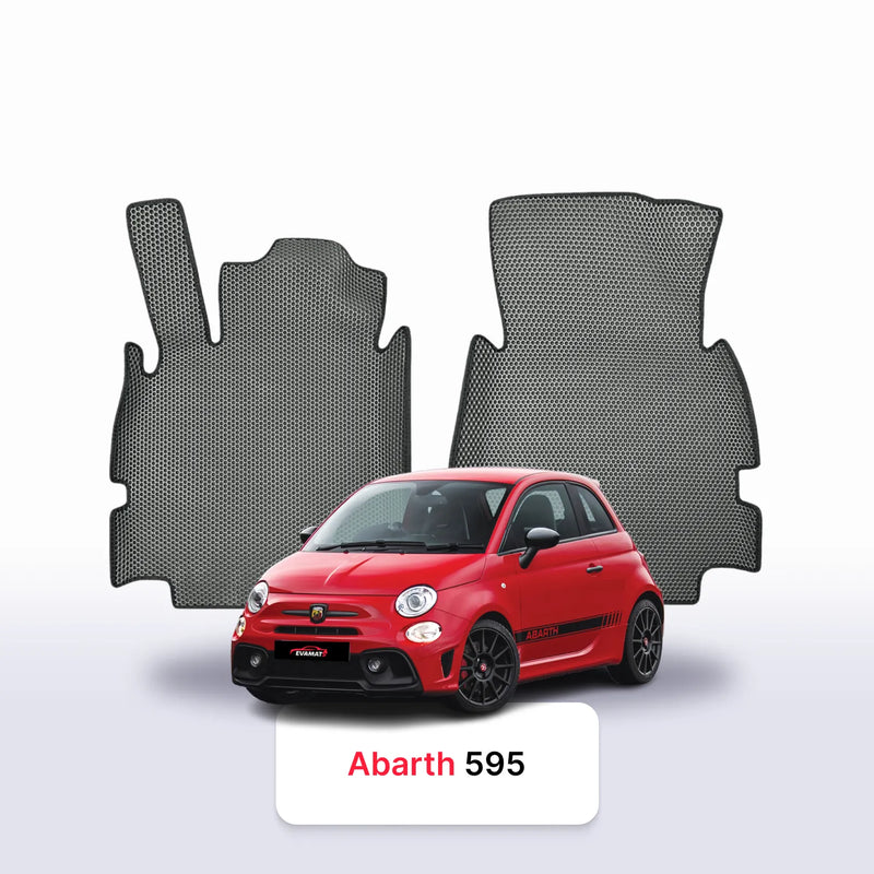 Tappetini 3D EVA per Fiat 595(Abarth) 2 gen 2008-2024 anni HATCHBACK 3 porte