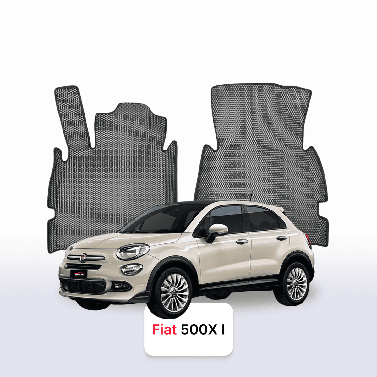 Tappetini 3D EVA per Fiat 500X 1 gen 2014-2025 anni SUV