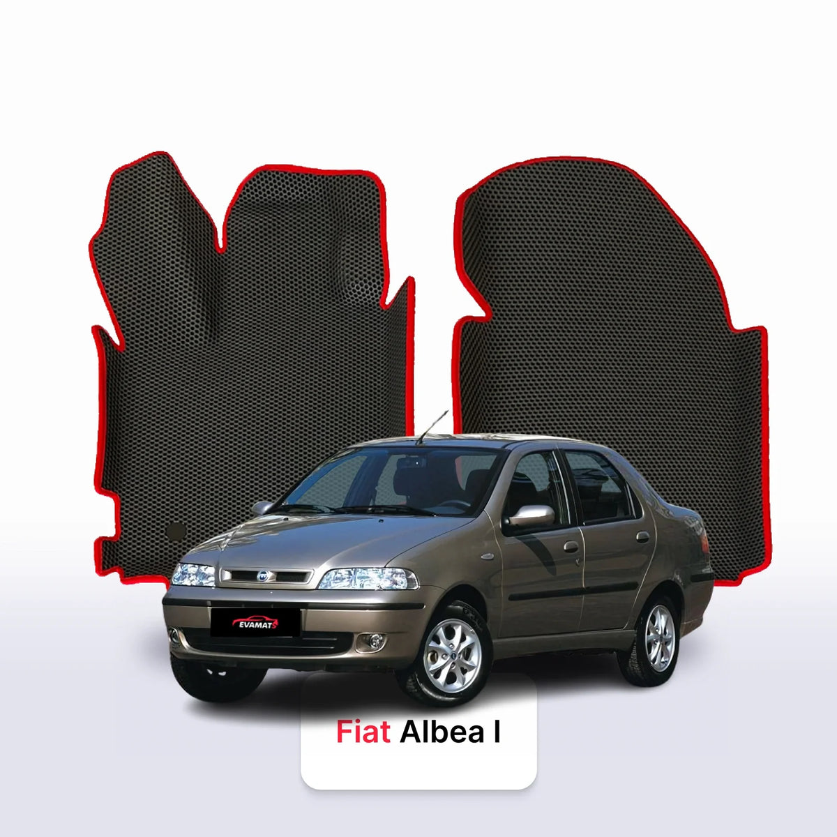 Tappetini 3D EVA per Fiat Albea 1 gen 2002-2010 anni BERLINA