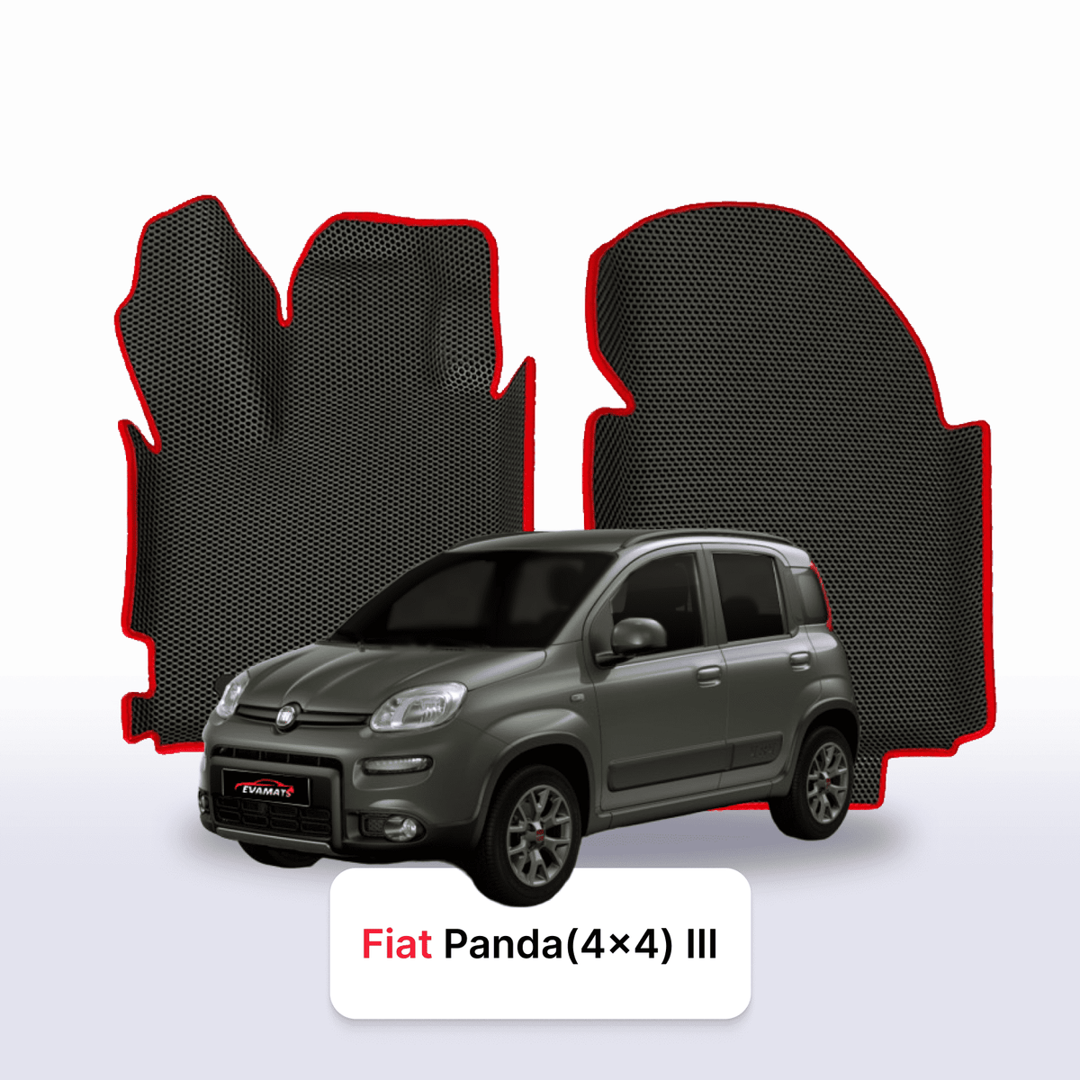 Tappetini 3D EVA per Fiat Panda(4x4) 3 gen 2011-2025 anni HATCHBACK 5 porte