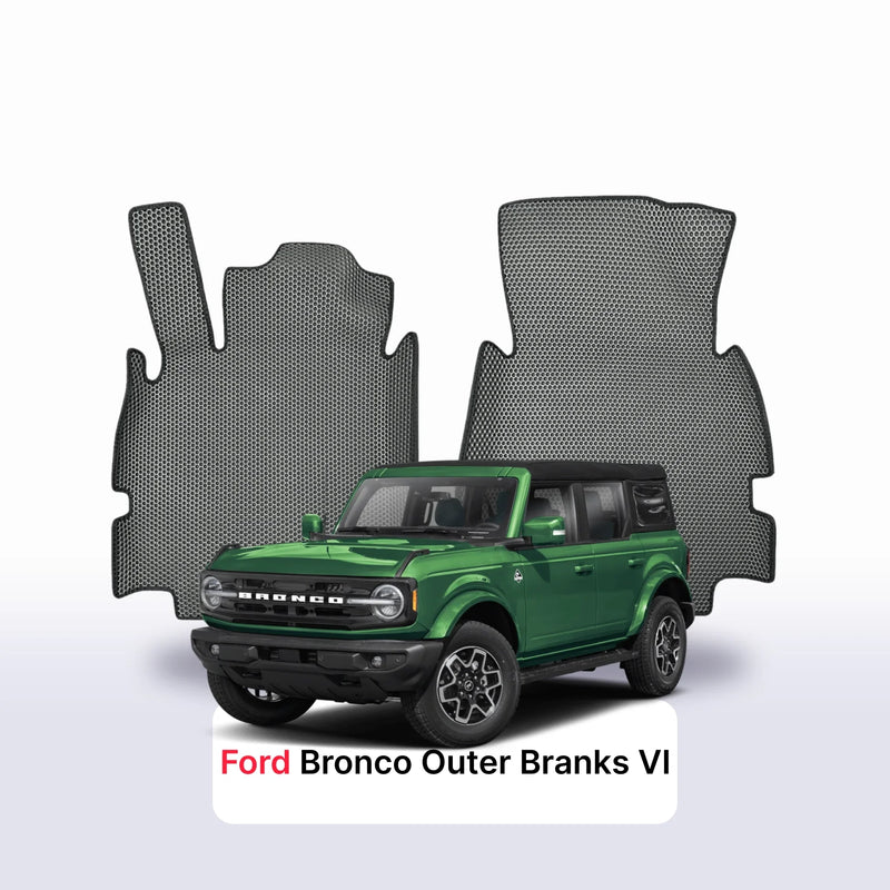 Tappetini 3D EVA per Ford Bronco Outer Branks 6 gen 2021-2027 anni SUV
