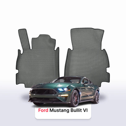 Tappetini 3D EVA per Ford Mustang Bullit VI gen 2018-2023 anni COUPÉ