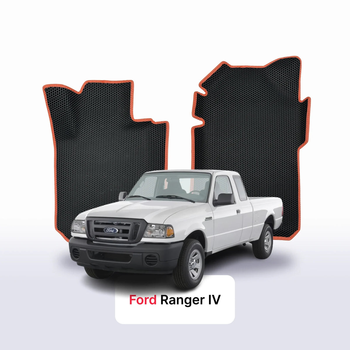 Tappetini 3D EVA per Ford Ranger 4 gen 2006-2011 anni PICK-UP CABINA E MEZZA