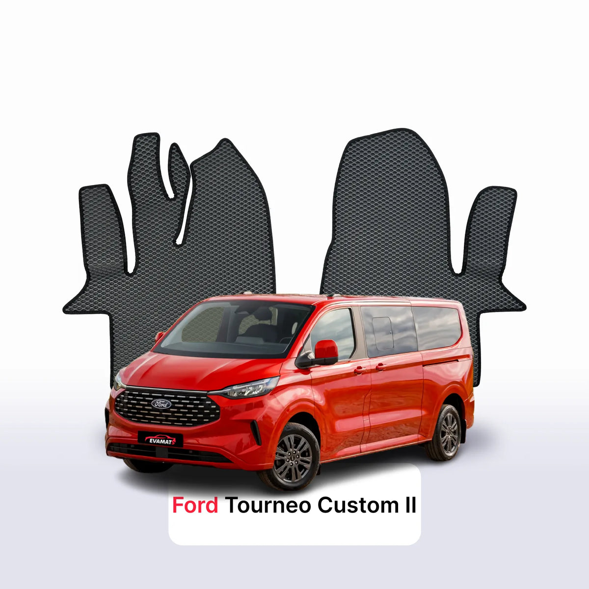 Tappetini 3D EVA per Ford Tourneo Custom 2 gen 2023-2027 anni MINIBUS