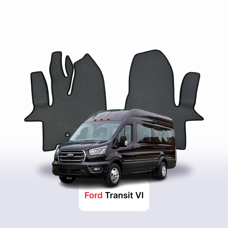 Tappetini 3D EVA per Ford Transit 6 gen 2013-2028 anni MINIBUS 9 posti