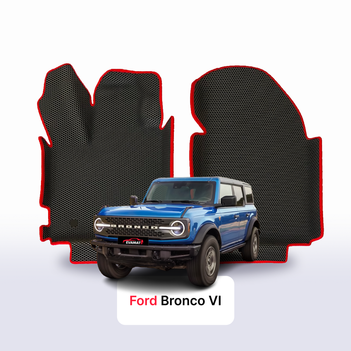 Tappetini 3D EVA per Ford Bronco 6 gen 2021-2028 anni SUV