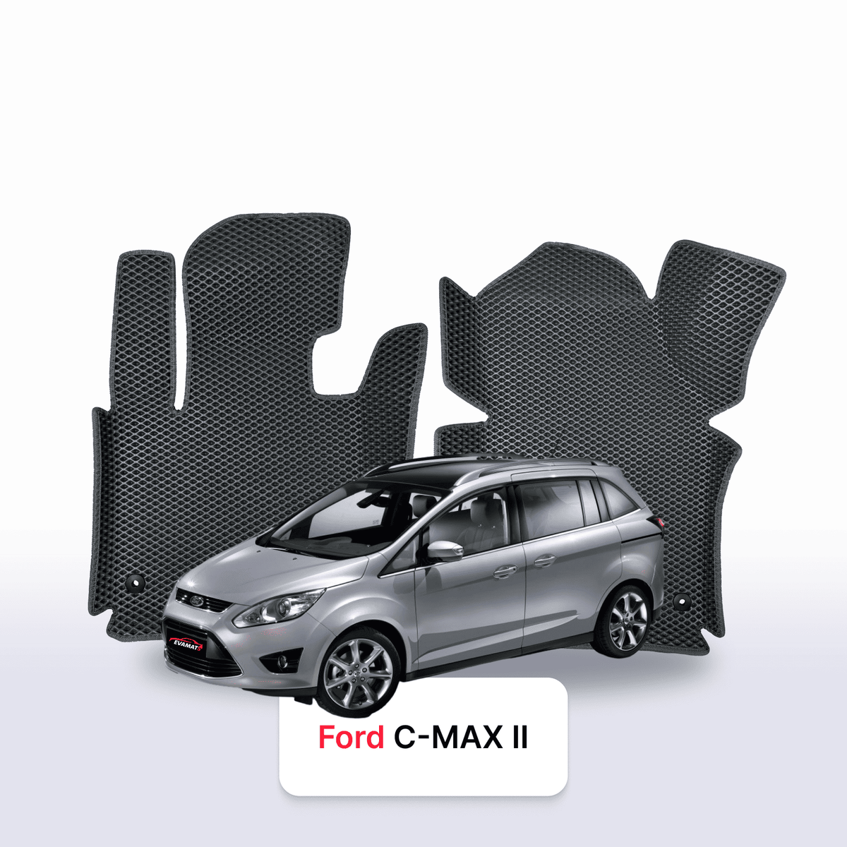 Tappetini 3D EVA per Ford C-MAX 2 gen 2010-2019 anni MONOVOLUME