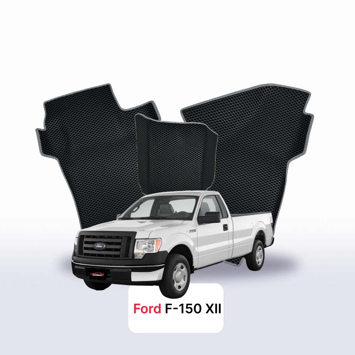 Tappetini 3D EVA per Ford F-150 12 gen 2008-2014 anni PICK-UP CABINA SINGOLA