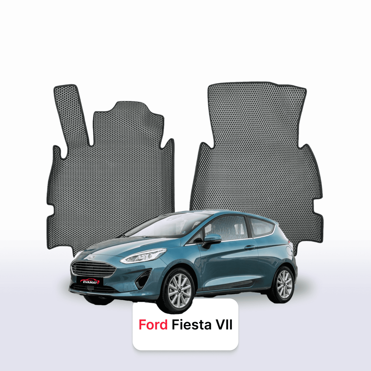 Tappetini 3D EVA per Ford Fiesta 7 gen 2017-2023 anni HATCHBACK 3 porte