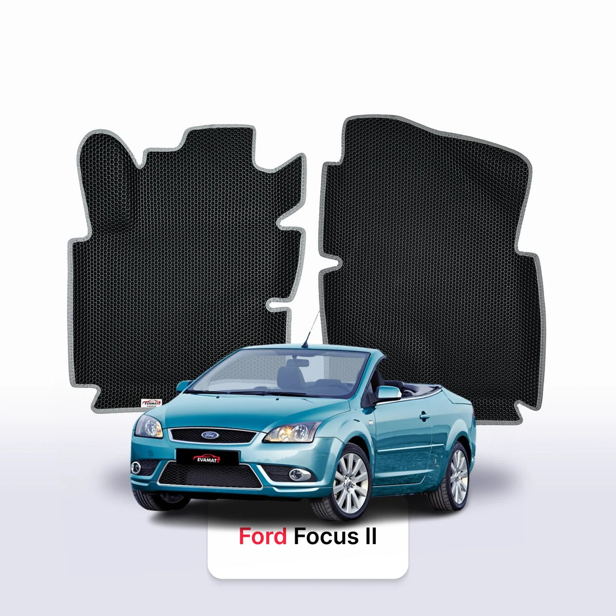 Tappetini 3D EVA per Ford Focus(MK2) 2 gen 2004-2011 anni COUPÉ-CABRIO