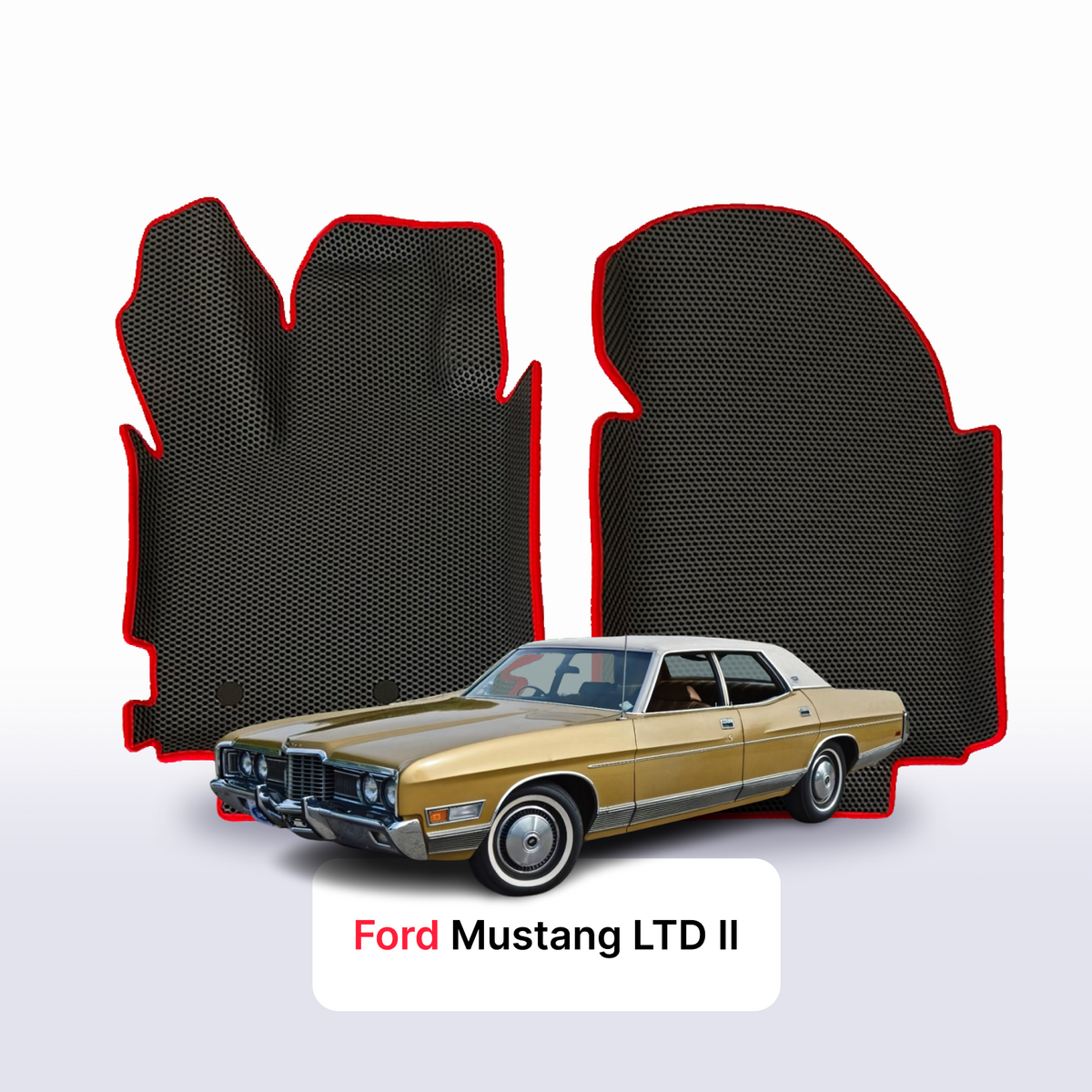 Tappetini 3D EVA per Ford LTD 2 gen 1968-1978 anni BERLINA