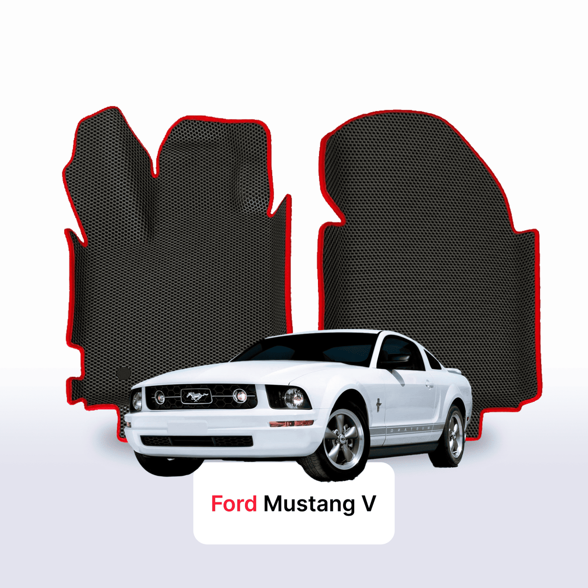 Tappetini 3D EVA per Ford Mustang 5 gen 2004-2014 anni COUPÉ