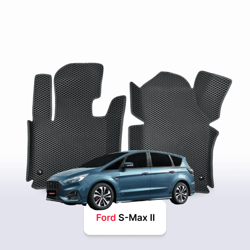 Tappetini 3D EVA per Ford S-MAX(MK2) 2 gen 2014-2023 anni MONOVOLUME 7 posti