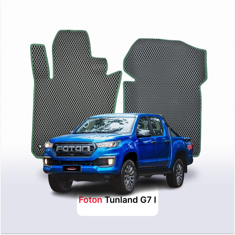 Tappetini 3D EVA per Foton Tunland G7 1 gen 2019-2027 anni PICK-UP DOPPIA CABINA