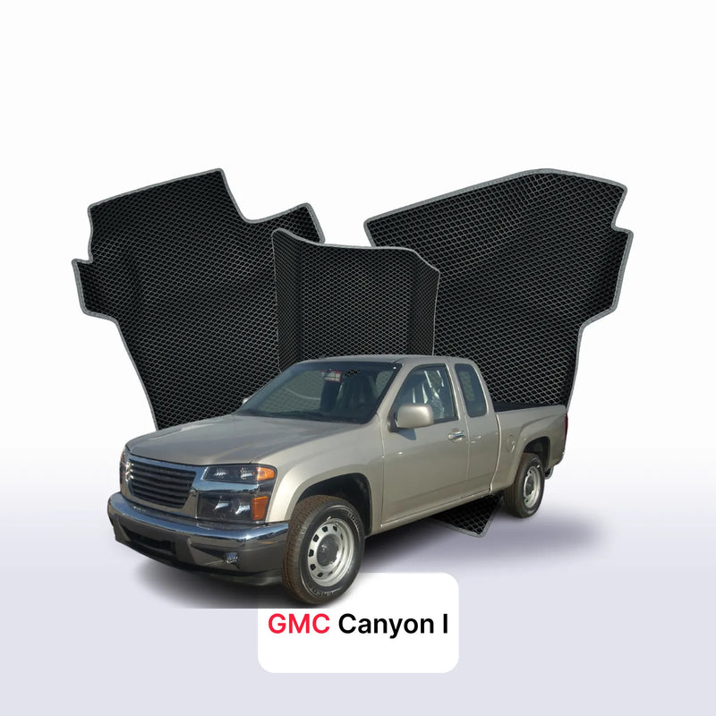 Tappetini 3D EVA per GMC Canyon 1 gen 2004-2012 anni PICK-UP CABINA E MEZZA