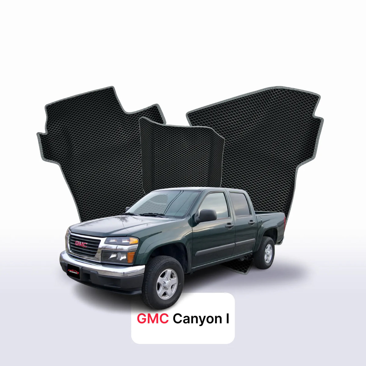 Tappetini 3D EVA per GMC Canyon 1 gen 2004-2012 anni PICK-UP DOPPIA CABINA