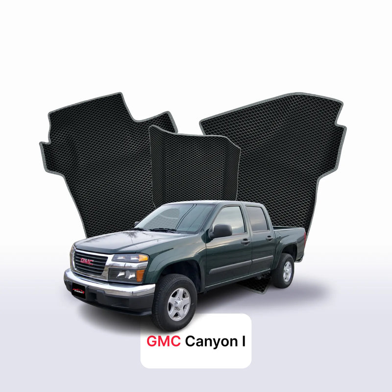 Tappetini 3D EVA per GMC Canyon 1 gen 2004-2012 anni PICK-UP DOPPIA CABINA