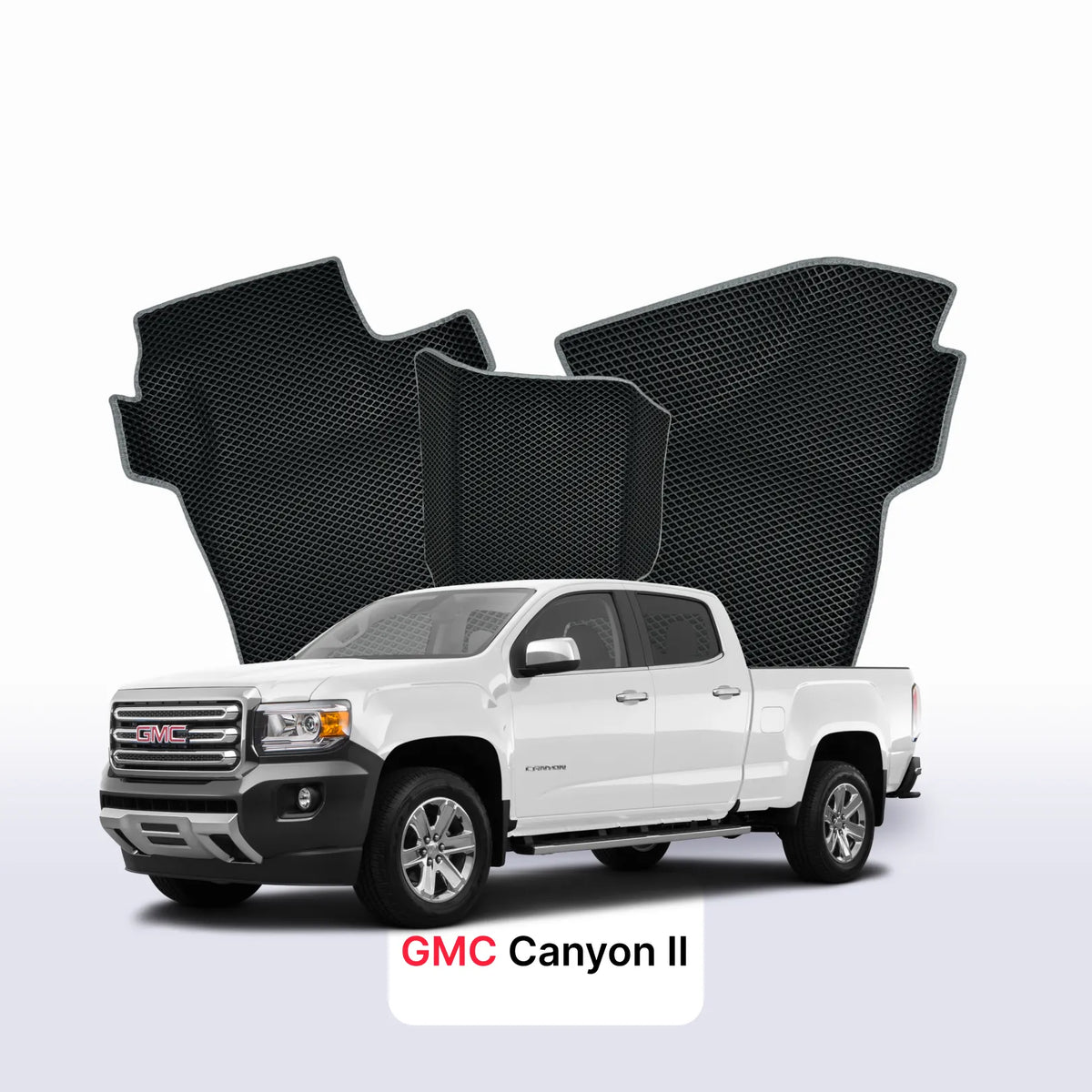 Tappetini 3D EVA per GMC Canyon 2 gen 2014-2023 anni PICK-UP DOPPIA CABINA