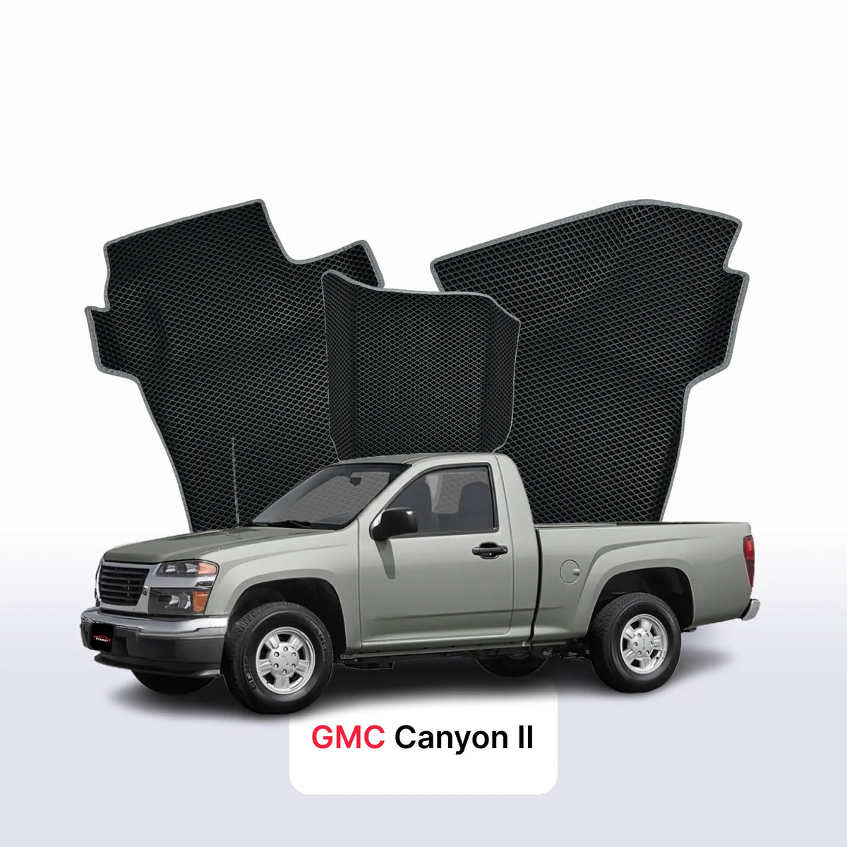 Tappetini 3D EVA per GMC Canyon 2 gen 2014-2023 anni PICK-UP CABINA SINGOLA