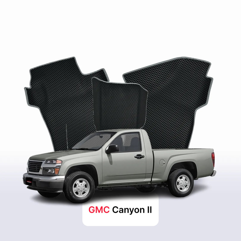 Tappetini 3D EVA per GMC Canyon 2 gen 2014-2023 anni PICK-UP CABINA SINGOLA