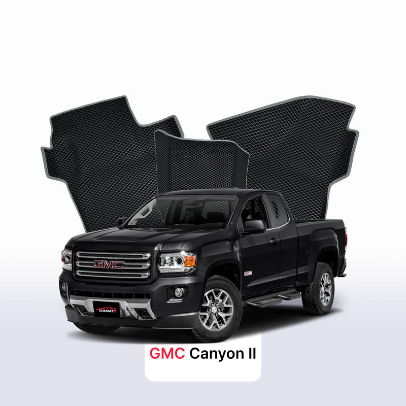 Tappetini 3D EVA per GMC Canyon 2 gen 2014-2023 anni PICK-UP CABINA E MEZZA