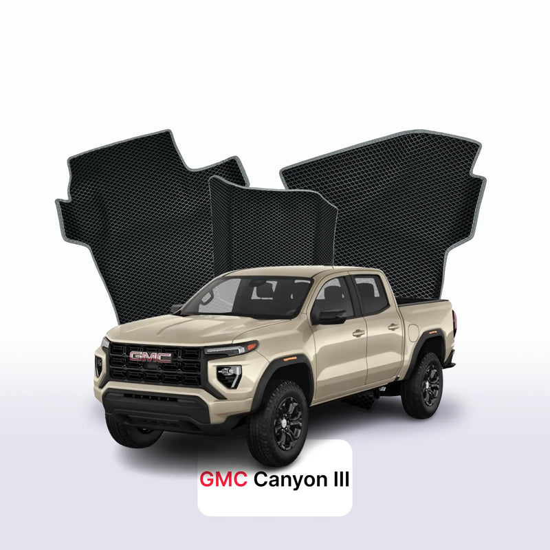 Tappetini 3D EVA per GMC Canyon 3 gen 2024-2030 anni PICK-UP DOPPIA CABINA