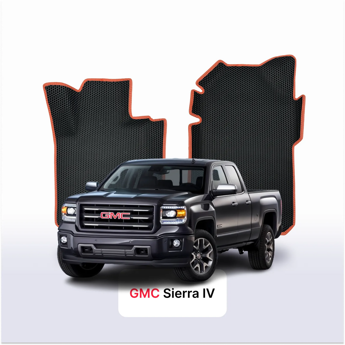 Tappetini 3D EVA per GMC Sierra 4 gen 2013-2019 anni PICK-UP DOPPIA CABINA