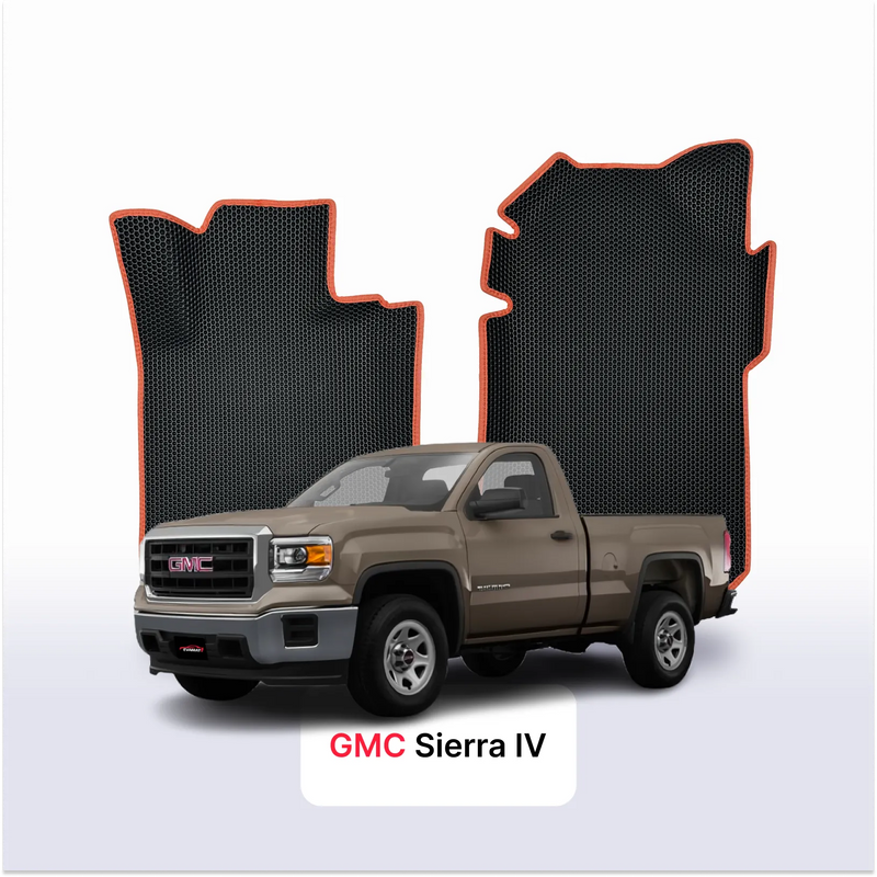 Tappetini 3D EVA per GMC Sierra 4 gen 2013-2019 anni PICK-UP CABINA SINGOLA