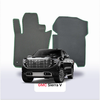 Tappetini 3D EVA per GMC Sierra 5 gen 2018-2026 anni PICK-UP DOPPIA CABINA