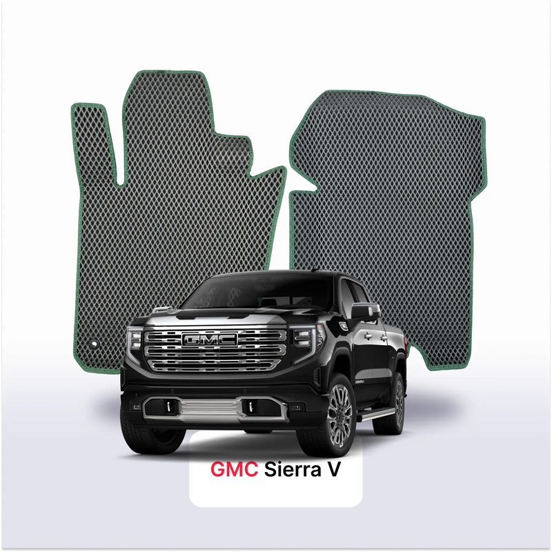 Tappetini 3D EVA per GMC Sierra 5 gen 2018-2026 anni PICK-UP DOPPIA CABINA