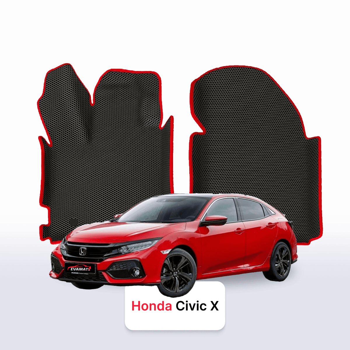 Tappetini 3D EVA per Honda Civic 10 gen 2015-2021 anni HATCHBACK 5 porte