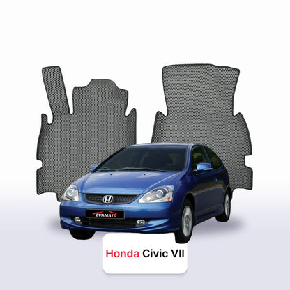 Tappetini 3D EVA per Honda Civic 7 gen 2000-2006 anni HATCHBACK 3 porte