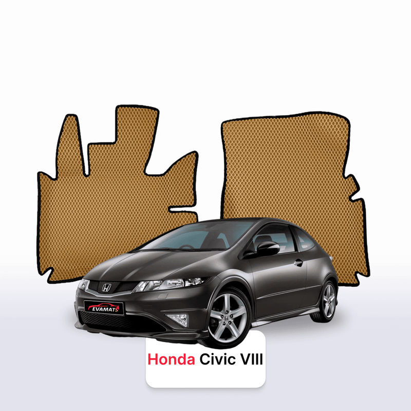 Tappetini 3D EVA per Honda Civic 8 gen 2005-2012 anni HATCHBACK 3 porte