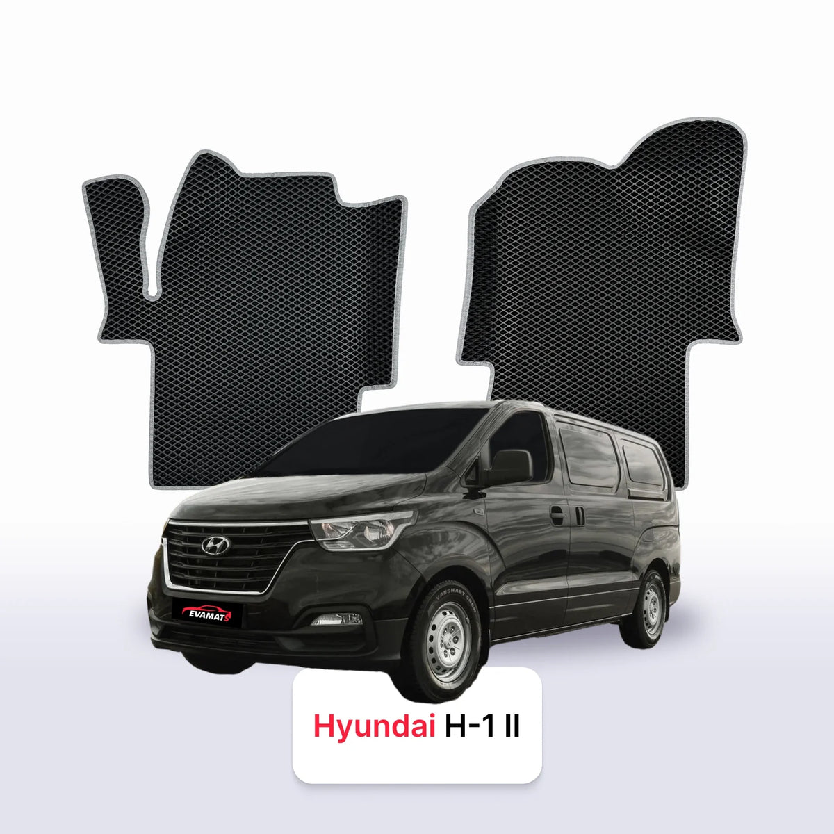 Tappetini 3D EVA per Hyundai H-1 2 gen 2007-2023 anni FURGONE