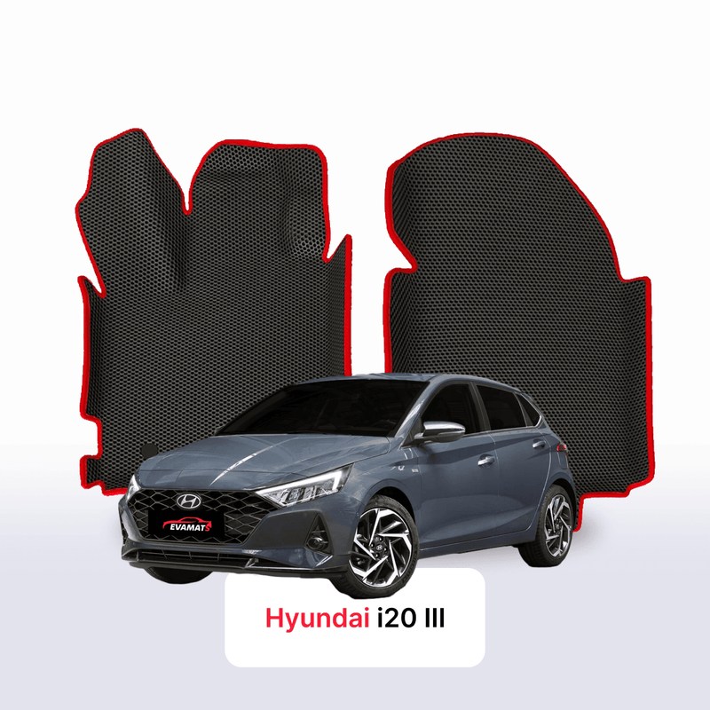 Tappetini 3D EVA per Hyundai I20 3 gen 2020-2028 anni HATCHBACK 5 porte
