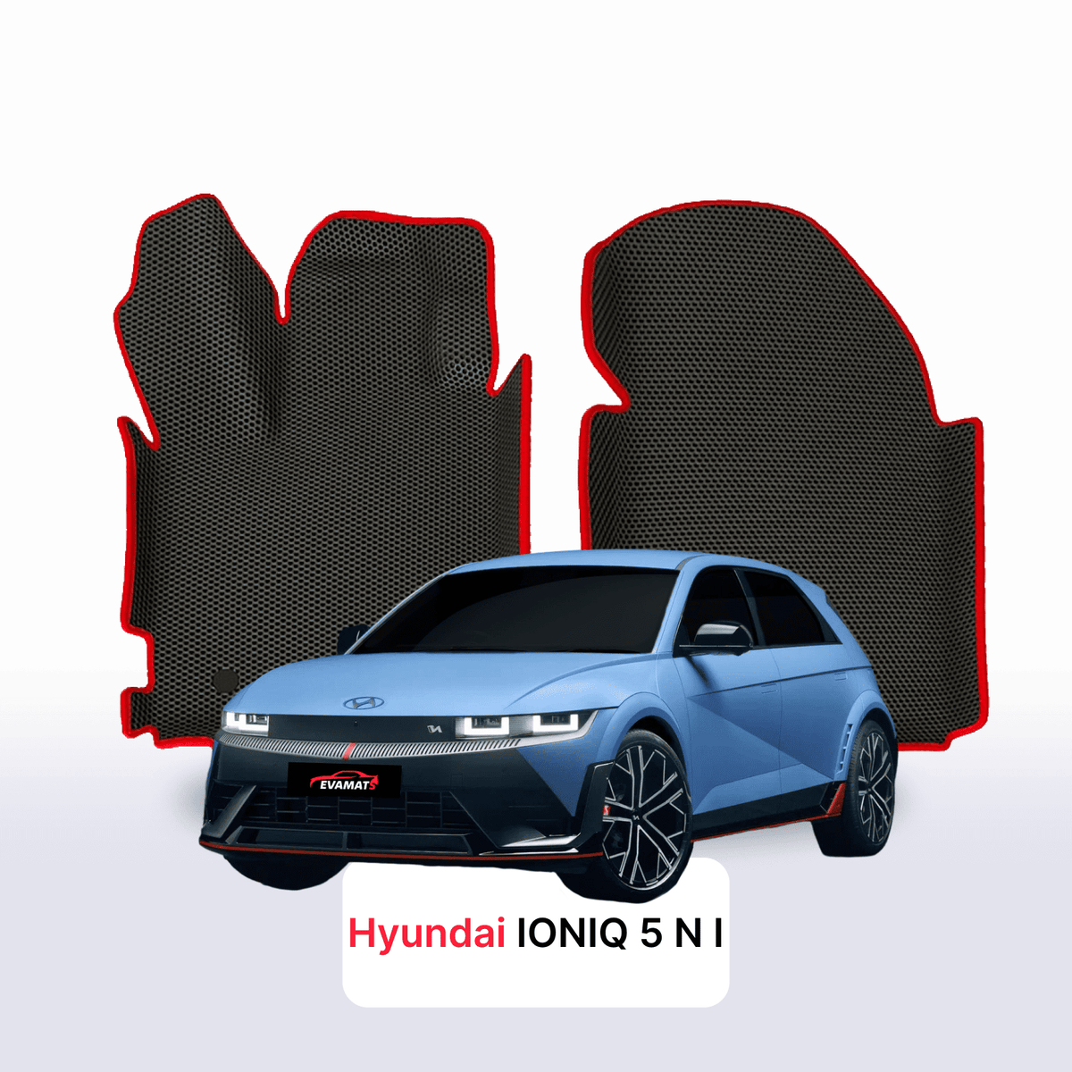 Tappetini 3D EVA per Hyundai IONIQ 5N 1 gen 2021-2027 anni SUV ELETTRICO